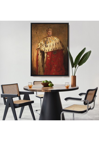 Çerçeveli Dekoratif Kanvas Tablo, Oscar Frederick Ll'nin Portre TABLO-8037
