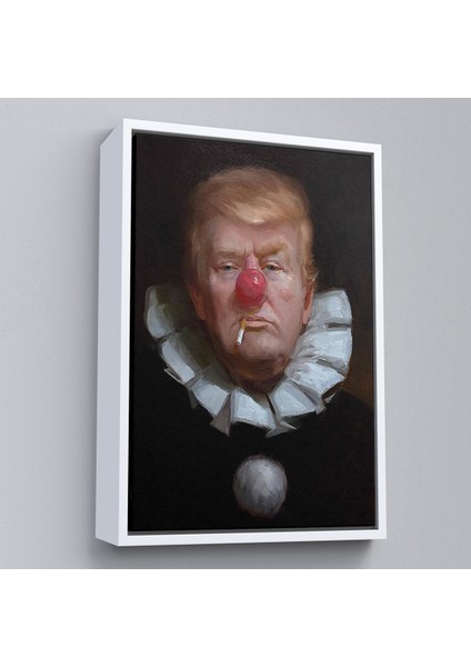 Çerçeveli Dekoratif Kanvas Tablo, Palyaço Donald Trump TABLO-7849 fırsatları