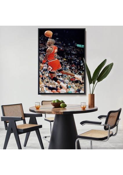 Çerçeveli Dekoratif Kanvas Tablo, Michael Jordan TABLO-7907