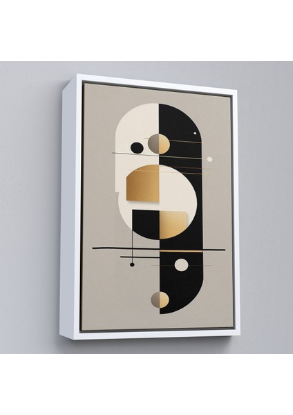 Çerçeveli Dekoratif Kanvas Tablo, Dekoratif Soyut TABLO-8012