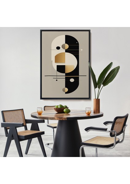 Çerçeveli Dekoratif Kanvas Tablo, Dekoratif Soyut TABLO-8012