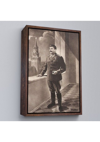 Çerçeveli Dekoratif Kanvas Tablo, Joseph Stalin Rusya ve Sovyetler Birliği Sscb TABLO-7715 fiyatları