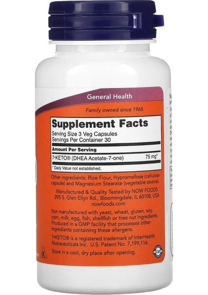 Now 7-Keto, 25 Mg, 90 Veg Kapsül fiyatları