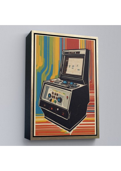 Çerçeveli Dekoratif Kanvas Tablo, Atari Vintage Klasik Model TABLOSU-8068 modelleri