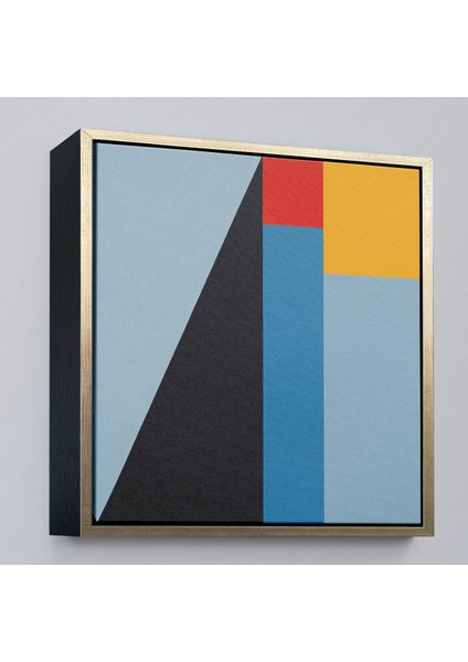 Çerçeveli Dekoratif Kanvas Tablo, Léon Wuidar - Soyut TABLO-8302 modelleri