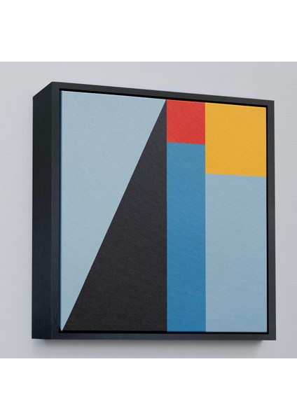 Çerçeveli Dekoratif Kanvas Tablo, Léon Wuidar - Soyut TABLO-8302 fırsatları