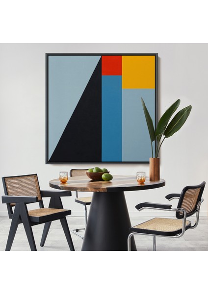 Çerçeveli Dekoratif Kanvas Tablo, Léon Wuidar - Soyut TABLO-8302