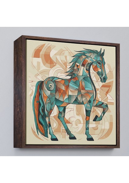 Çerçeveli Dekoratif Kanvas Tablo, Picasso Tarzı Renkli TABLOSU-8301 fiyatları