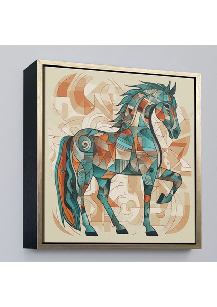 Çerçeveli Dekoratif Kanvas Tablo, Picasso Tarzı Renkli TABLOSU-8301 modelleri