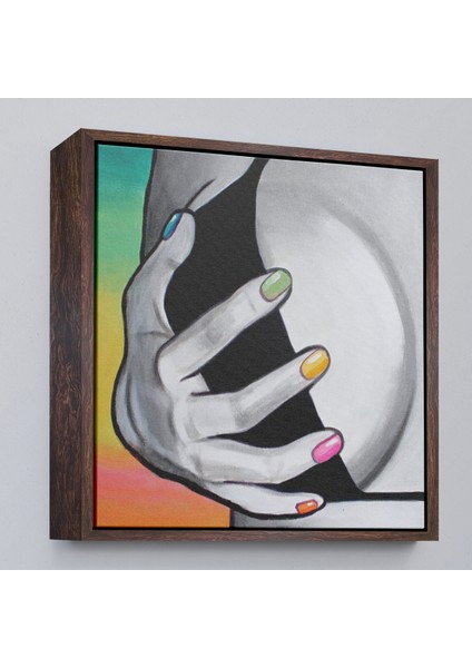 Çerçeveli Dekoratif Kanvas Tablo, Gün Batımı Sol Göğüs TABLOSU-8300 fiyatları