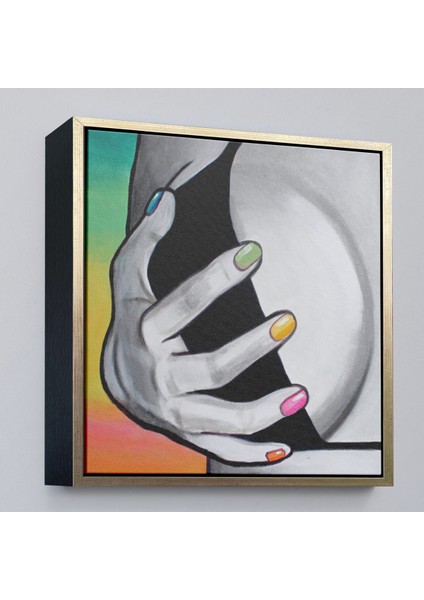 Çerçeveli Dekoratif Kanvas Tablo, Gün Batımı Sol Göğüs TABLOSU-8300 modelleri