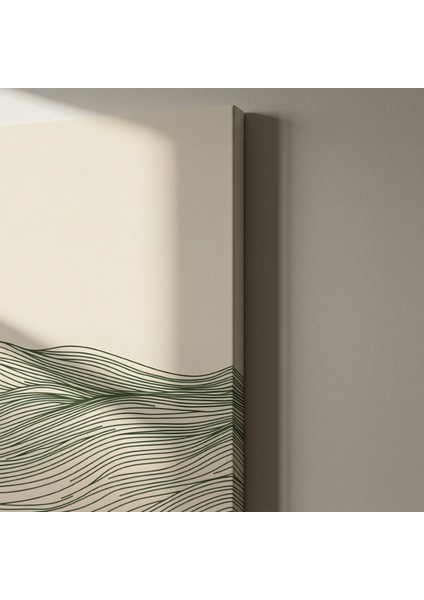 Minimalist Dalga Desenli Soyut Sanat Tablosu indirimleri