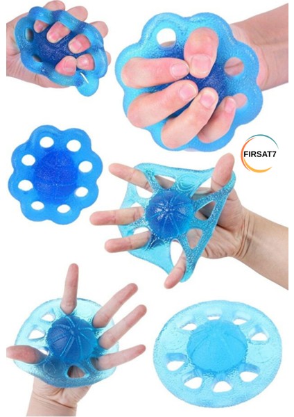 El Egzersizi Kavrama Güçlendirici Sıkma ve Esneme Parmak Uzatma Fizyoterapi Fitness ve Spor Silikon indirimleri