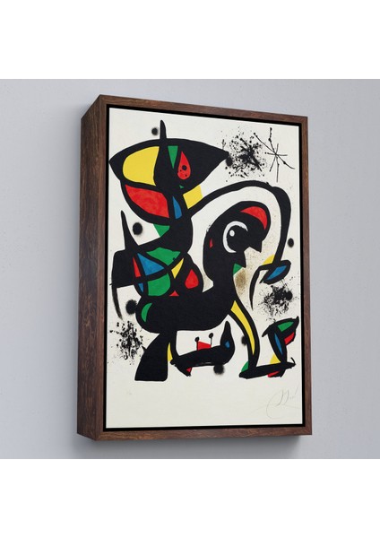 Çerçeveli Dekoratif Kanvas Tablo, Joan Miro - Acıtmadan Vurun TABLOSU-8096 fiyatları