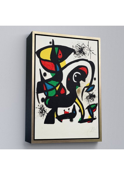 Çerçeveli Dekoratif Kanvas Tablo, Joan Miro - Acıtmadan Vurun TABLOSU-8096 modelleri