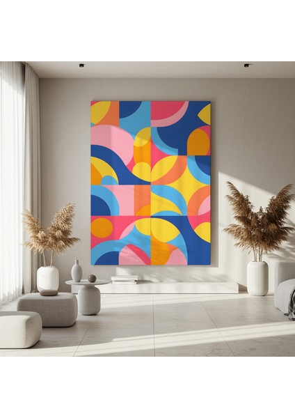 Soyut Geometrik Desenler Tablosu fırsatları