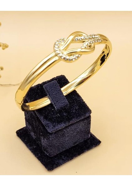 Nodia Düğüm Gold Çelik Kelepçe Bileklik fırsatları