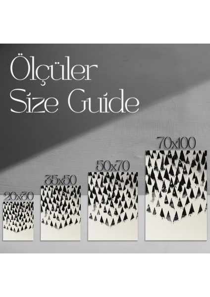 Soyut Geometrik Desen Tablosu modelleri