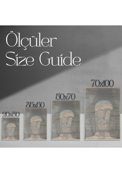 Soyut Portre Tablosu modelleri