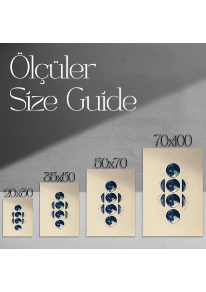 Ay Evreleri Soyut Sanat Tablosu modelleri