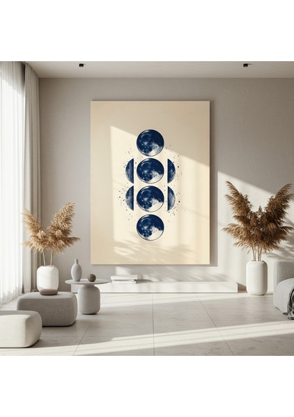 Ay Evreleri Soyut Sanat Tablosu fırsatları