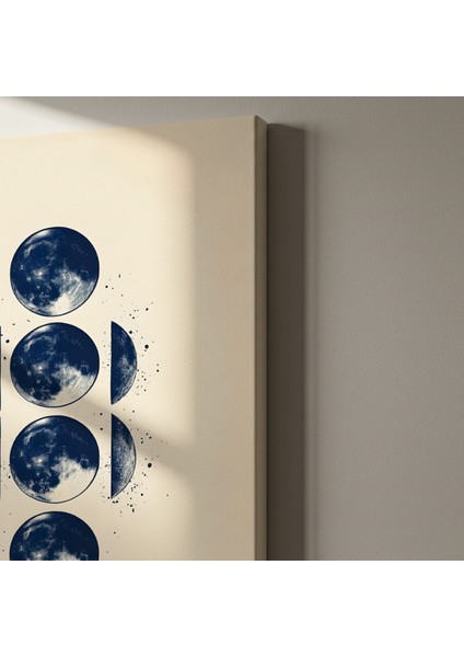 Ay Evreleri Soyut Sanat Tablosu indirimleri