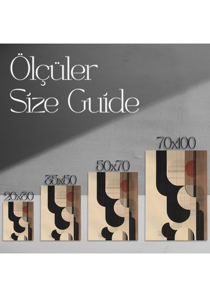 Soyut Geometrik Desenler Modern Sanat Tablosu modelleri