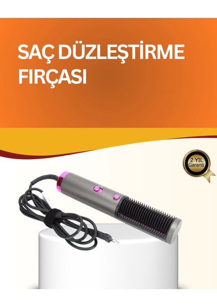 Çok Yönlü Kullanıma Uygun Saç Kurutma ve Düzleştirme Fırçası