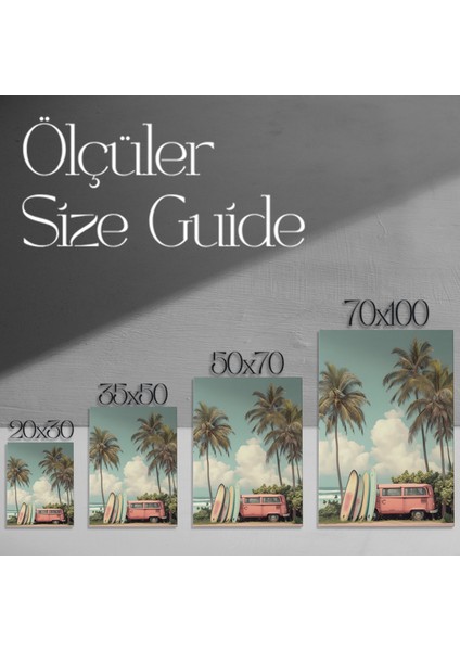 Yaz Güneşi Plaj Tablosu modelleri