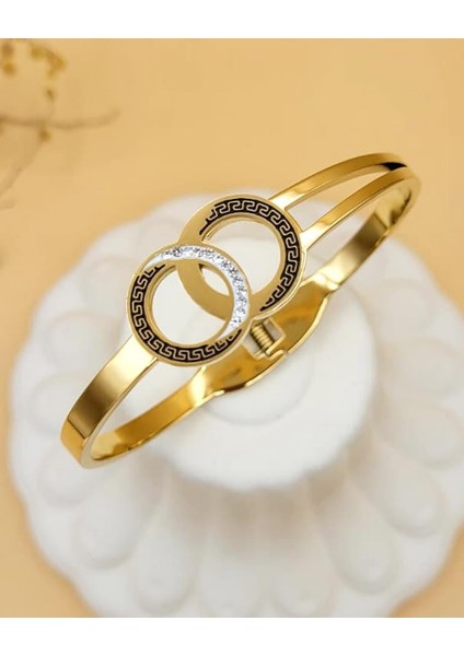 Nexus Gold Çelik Kelepçe Bileklik fiyatları