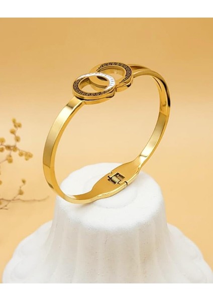 Nexus Gold Çelik Kelepçe Bileklik modelleri