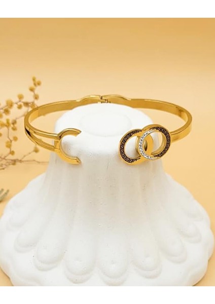 Nexus Gold Çelik Kelepçe Bileklik indirimleri