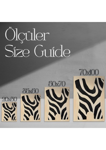 Soyut Zebra Desenli Modern Sanat Tablosu modelleri
