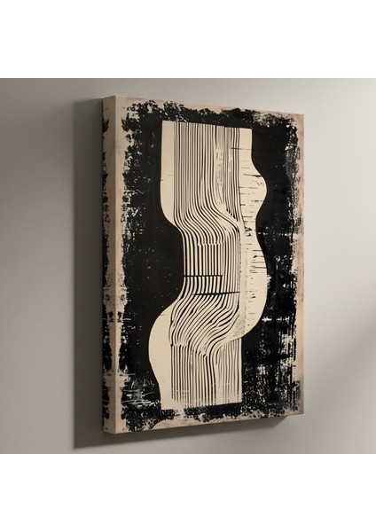 Soyut Geometrik Desenli Figür Tablosu