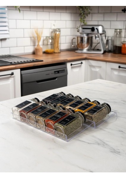 Şeffaf Çekmece Düzenleyici Seti, 30CM x 10CM, 2'li Paket, Düzenli Saklama Çözümü