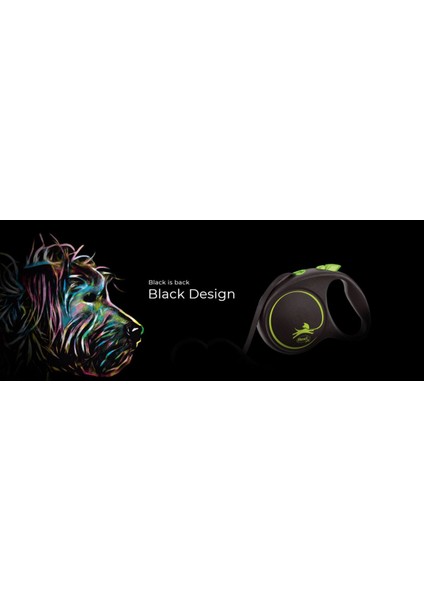 Black Design Şerit Uzayan Gezdirme Tasması modelleri