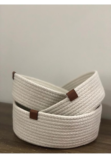 Üçlü Hasır Organizer Sepet Seti, Çok Amaçlı ve Şık Depolama Çözümü