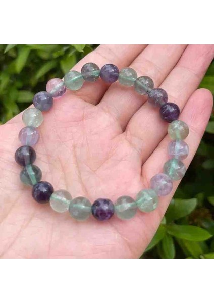 Florit Bileklik – Zihinsel Netlik ve Pozitif Enerji Taşı - 100%100 Doğal Değerli Taş- 8 mm fırsatları