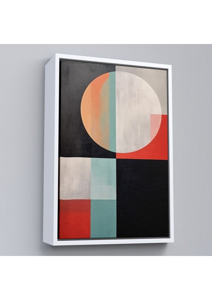 Çerçeveli Dekoratif Kanvas Tablo, Soyut TABLO-7530 fırsatları