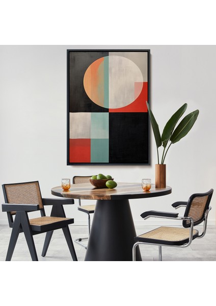 Çerçeveli Dekoratif Kanvas Tablo, Soyut TABLO-7530