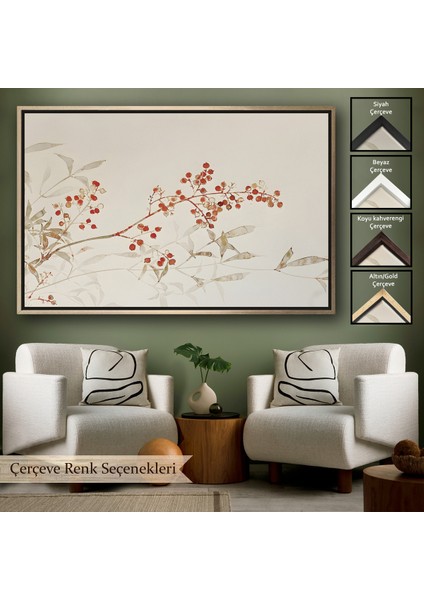 Çerçeveli Dekoratif Kanvas Tablo, Akiko Niikura Nenden TABLOSU-7037