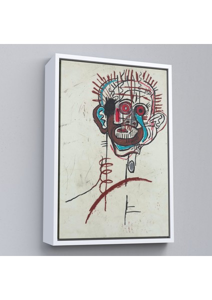 Çerçeveli Dekoratif Kanvas Tablo, Jean-Michel Basquiat - Isimsiz Tablo - UNTITLED-7441 fırsatları