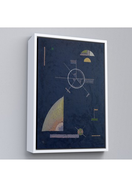 Çerçeveli Dekoratif Kanvas Tablo, Wassily Kandinsky - Donuk Gri TABLOSU-7489 fırsatları