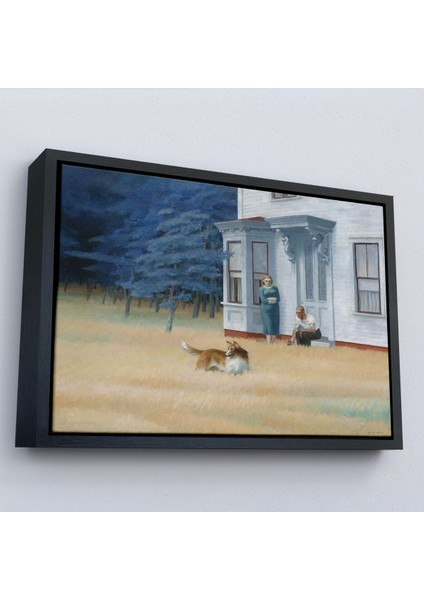 Çerçeveli Dekoratif Kanvas Tablo, Edward Hopper - Cape Cod Akşamı TABLO-7061 modelleri