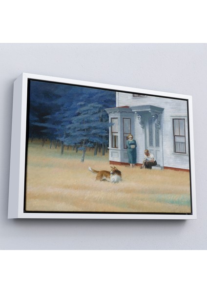 Çerçeveli Dekoratif Kanvas Tablo, Edward Hopper - Cape Cod Akşamı TABLO-7061 fırsatları