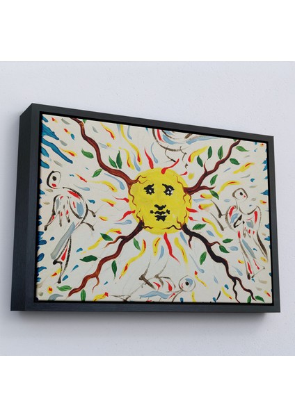 Çerçeveli Dekoratif Kanvas Tablo, Salvador Dali - Bitki Güneşi TABLO-7127 modelleri