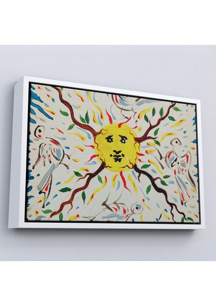 Çerçeveli Dekoratif Kanvas Tablo, Salvador Dali - Bitki Güneşi TABLO-7127 fırsatları