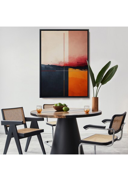 Çerçeveli Dekoratif Kanvas Tablo, Yağlıboya Görünümlü Dekoratif TABLO-7609