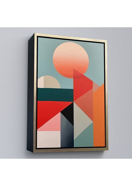 Çerçeveli Dekoratif Kanvas Tablo, Modern Desenli Soyut TABLO-7553 fiyatları