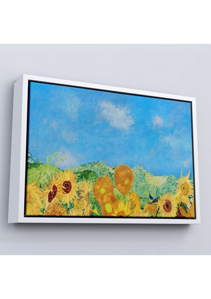 Çerçeveli Dekoratif Kanvas Tablo, Vincent Van Gogh - Ayçiçekleri TABLO-7153 fırsatları